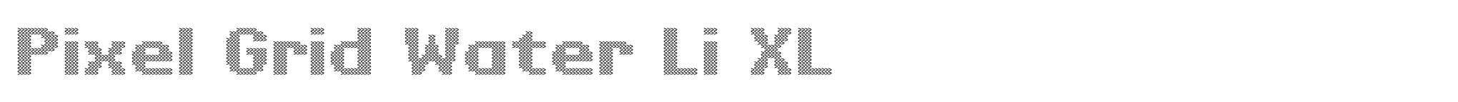 Pixel Grid Water Li XL image